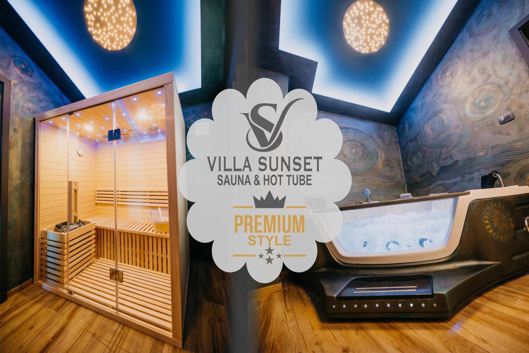 Villa Sunset Pool & Spa Apartments Згорнье-Шкофье Экстерьер фото